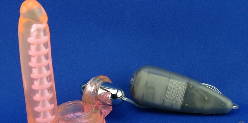 opzetstuk met vibrator voor penisvergroting